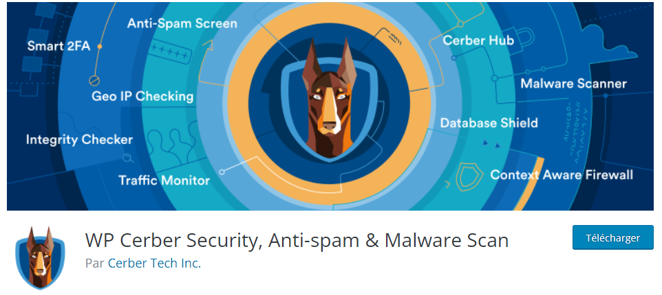 Cerber, plugin anti-spam